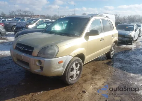 2005 Hyundai Tucson Gl z USA, uszkodzony, nr VIN KM8JM12B65U068327